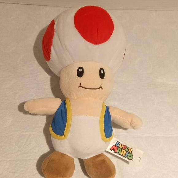 Super Mario Toad Plush (T6) - Picture 5 of 7